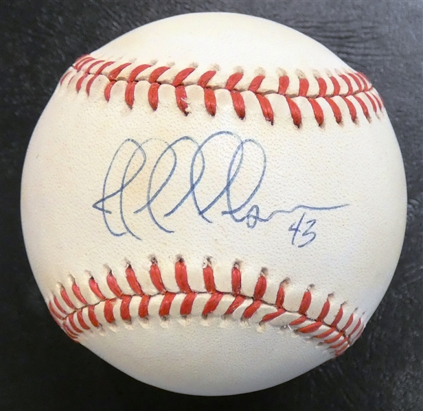 Jeff Nelson Autographed Baseball