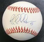 Jeff Nelson Autographed Baseball