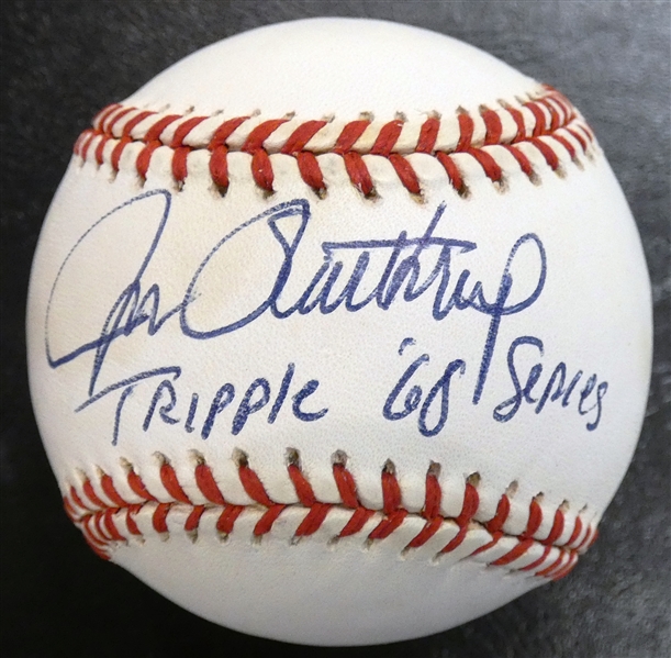 Jim Northrup Autographed Baseball