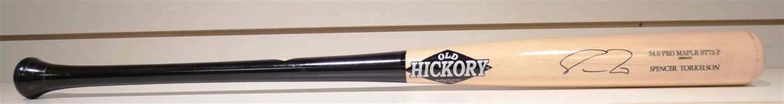 Spencer Torkelson Autographed Team Issued Bat