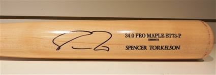 Spencer Torkelson Autographed Team Issued Bat