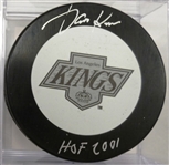 Jari Kurri Autographed Kings Puck w HOF
