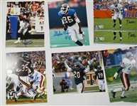 Football Autographed 8x10 Lot