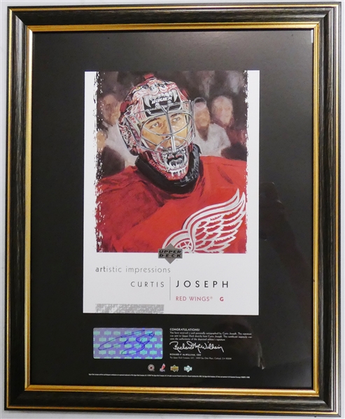 Curtis Joseph Autographed Upper Deck Artistic Impressions