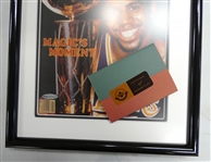 Magic Johnson Autographed Framed 8x10