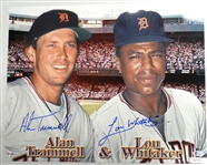 Alan Trammell & Lou Whitaker Autographed 16x20