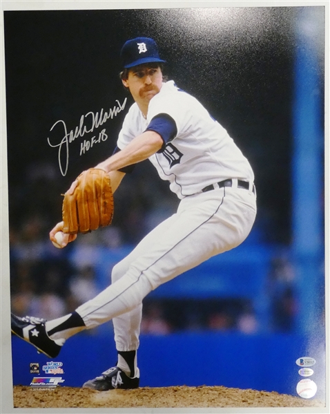 Jack Morris Autographed 16x20