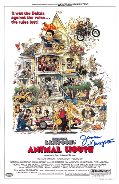 James Daughton Autographed Animal House 11x17
