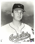 Steve Barber Autographed 8x10