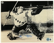 Eddie Giacomin Autographed 8x10