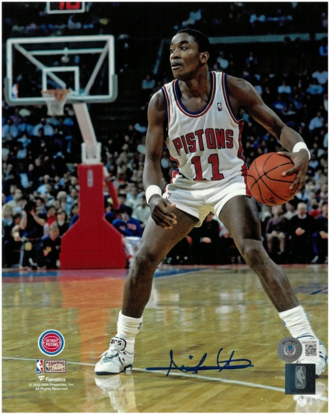 Isiah Thomas Autographed 8x10