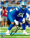 Penei Sewell Autographed 8x10
