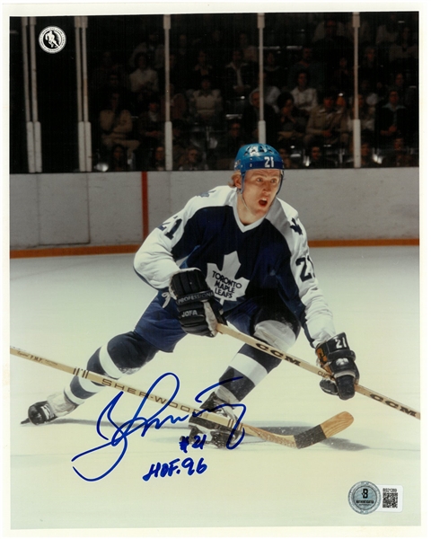 Borje Salming Autographed 8x10