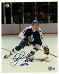 Borje Salming Autographed 8x10