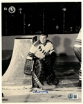 Gump Worsley Autographed 8x10