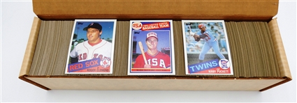 1985 Topps Baseball Complete Set
