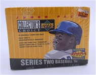 1994 Upper Deck Collectors Choice Baseball Jumbo Box Series 2