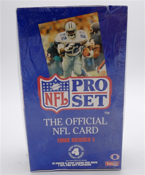 1992 Pro Set Football Series 1 Wax Box