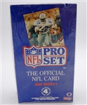 1992 Pro Set Football Series 1 Wax Box