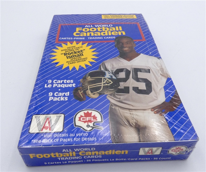 1991 All World Canadian Football Box