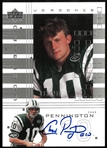 Chad Pennington Autographed 2000 Upper Deck Rookie Card