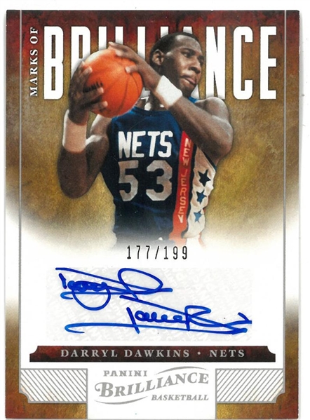 Darryl Dawkins Autographed Panini Brilliance