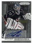 Sergei Bobrovsky Autographed Panini Prizm
