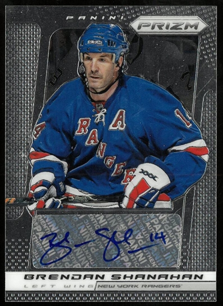 Brendan Shanahan Autographed Panini Prizm