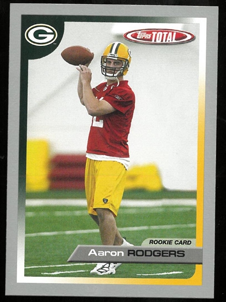 Aaron Rodgers 2005 Topps Total Rookie Card