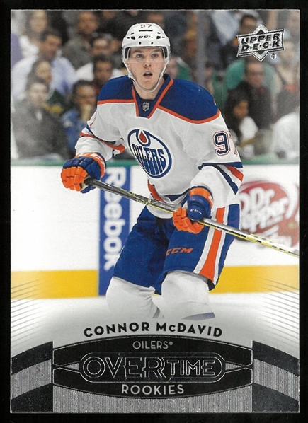 Connor McDavid 2016/17 Upper Deck Overtime Rookie Card