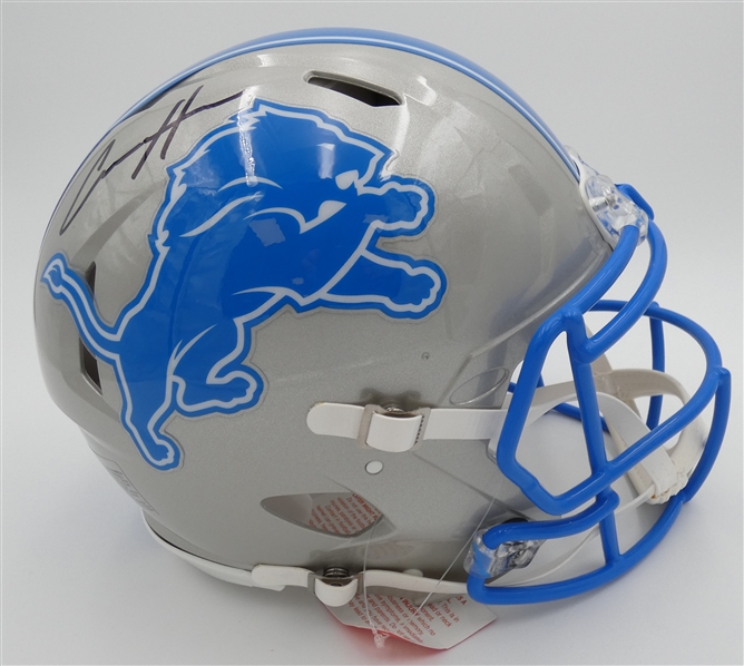 Aidan Hutchinson Autographed Detroit Lions Authentic Full Size Helmet