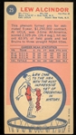 Kareem Abdul-Jabbar 1969/70 Topps Rookie Card Lew Alcinder