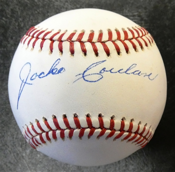 Jocko Conlon Autographed Baseball
