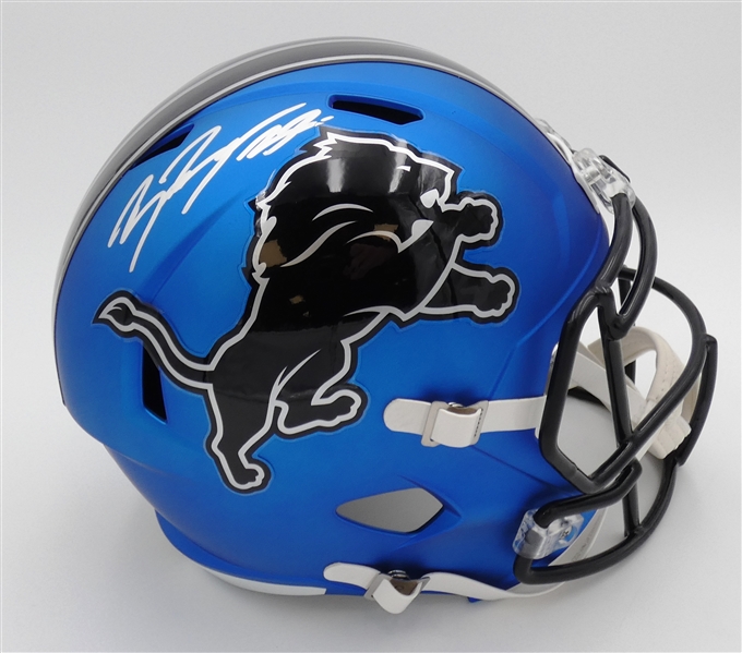 Brian Branch Autographed Detroit Lions Full Size Replica Helmet