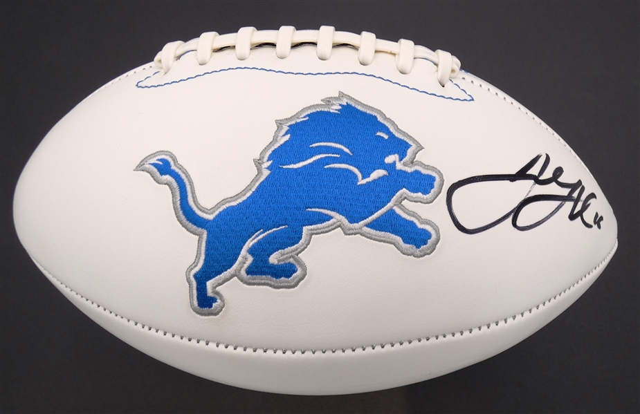 Jared Goff Autographed Detroit Lions Football