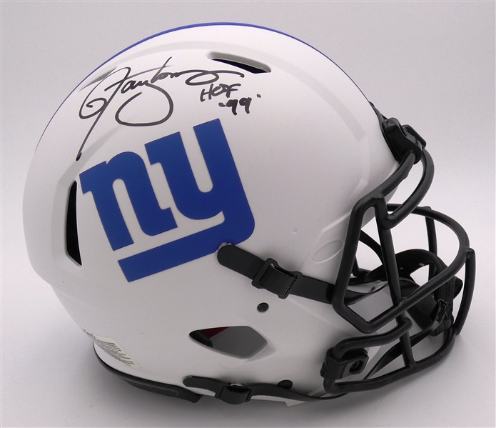 Lawrence Taylor Autographed Giants Full Size Authentic Helmet