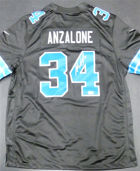 Alex Anzalone Autographed Lions Jersey