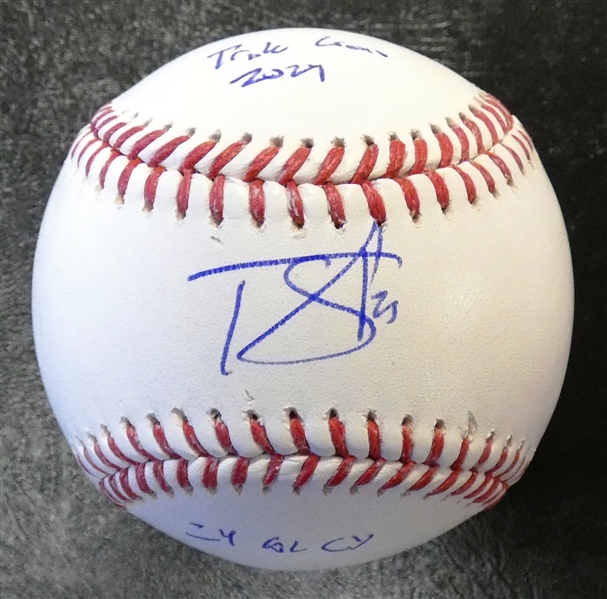 Tarik Skubal Autographed Dual Inscribed Baseball