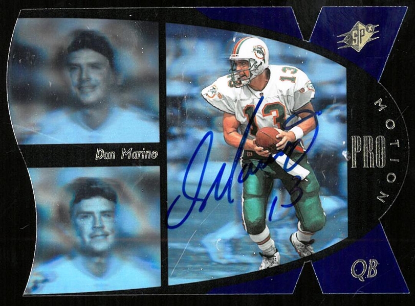 Dan Marino Autographed 1997 UD SPX Promotion