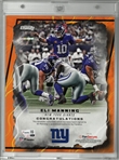 Eli Manning Autographed 2024 Fanatics Under Wraps Emanate Orange