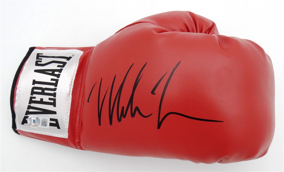 Mike Tyson Autographed Boxing Glove