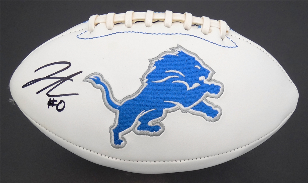 Jahmyr Gibbs Autographed Detroit Lions Football