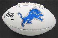 Amon-Ra St. Brown Autographed Detroit Lions Football