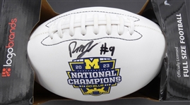 Rod Moore Autographed Michigan National Champs Football