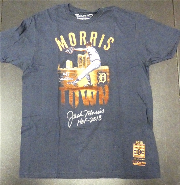 Jack Morris Autographed HOF T-Shirt