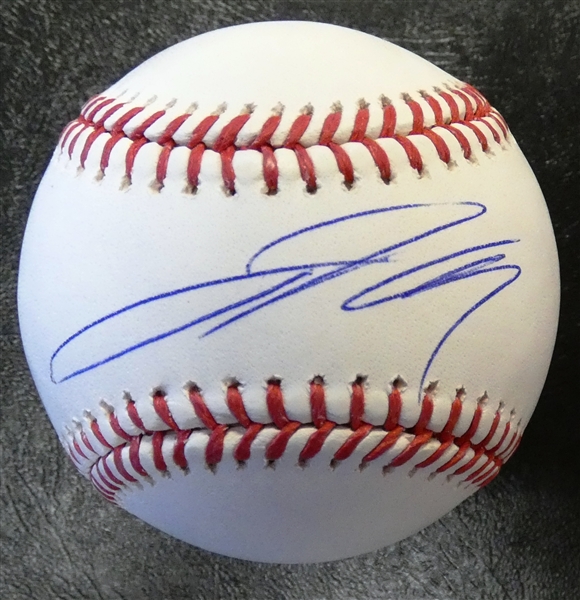 Jackson Holliday Autographed Baseball