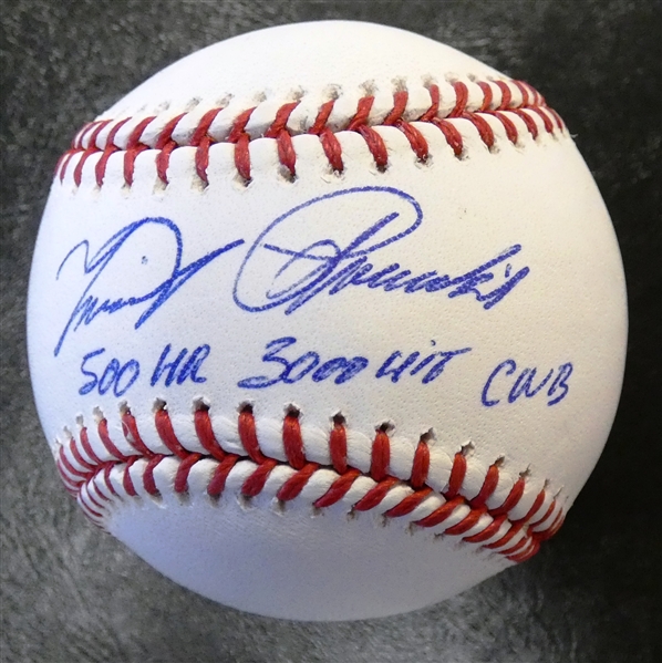 Miguel Cabrera Autographed Baseball w/ 2 Inscriptions