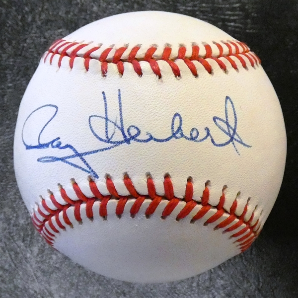 Ray Herbert Autographed Baseball