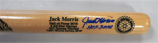 Jack Morris Autographed Mini Bat