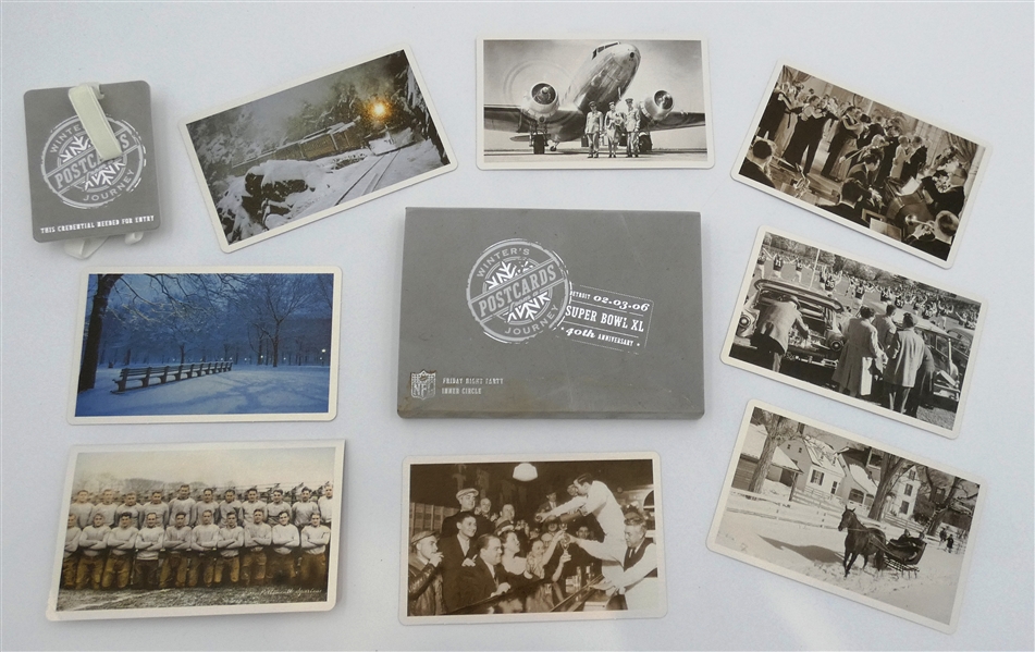 Super Bowl XL Winters Journey Postcard Set